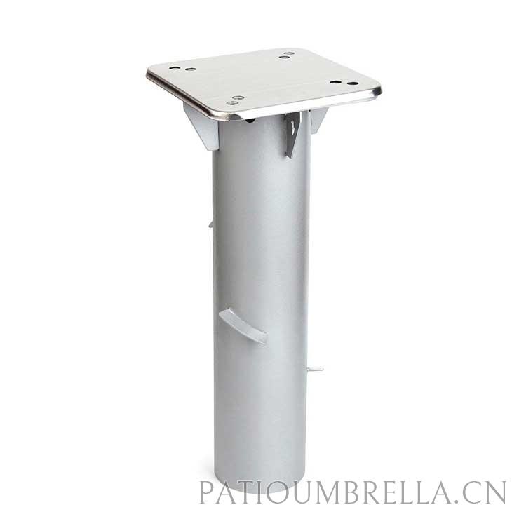Patio Umbrella Base High Stability Dia.8.7Xh38cm Easy Install Steel Outdoor Roma Umbrella Base With Stainless Steel Cover